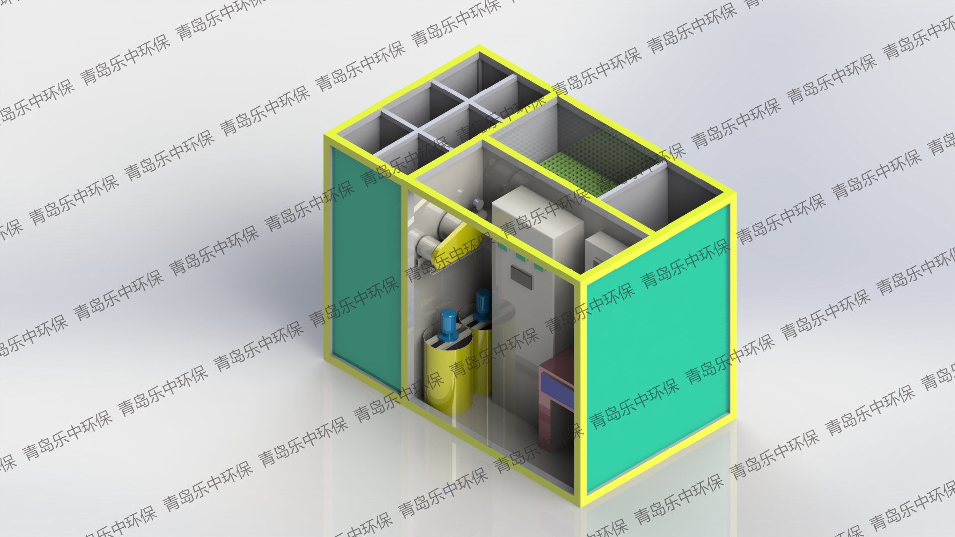 農(nóng)村集中供水凈化一體化凈水設(shè)備_一體化凈水裝置_青島樂中